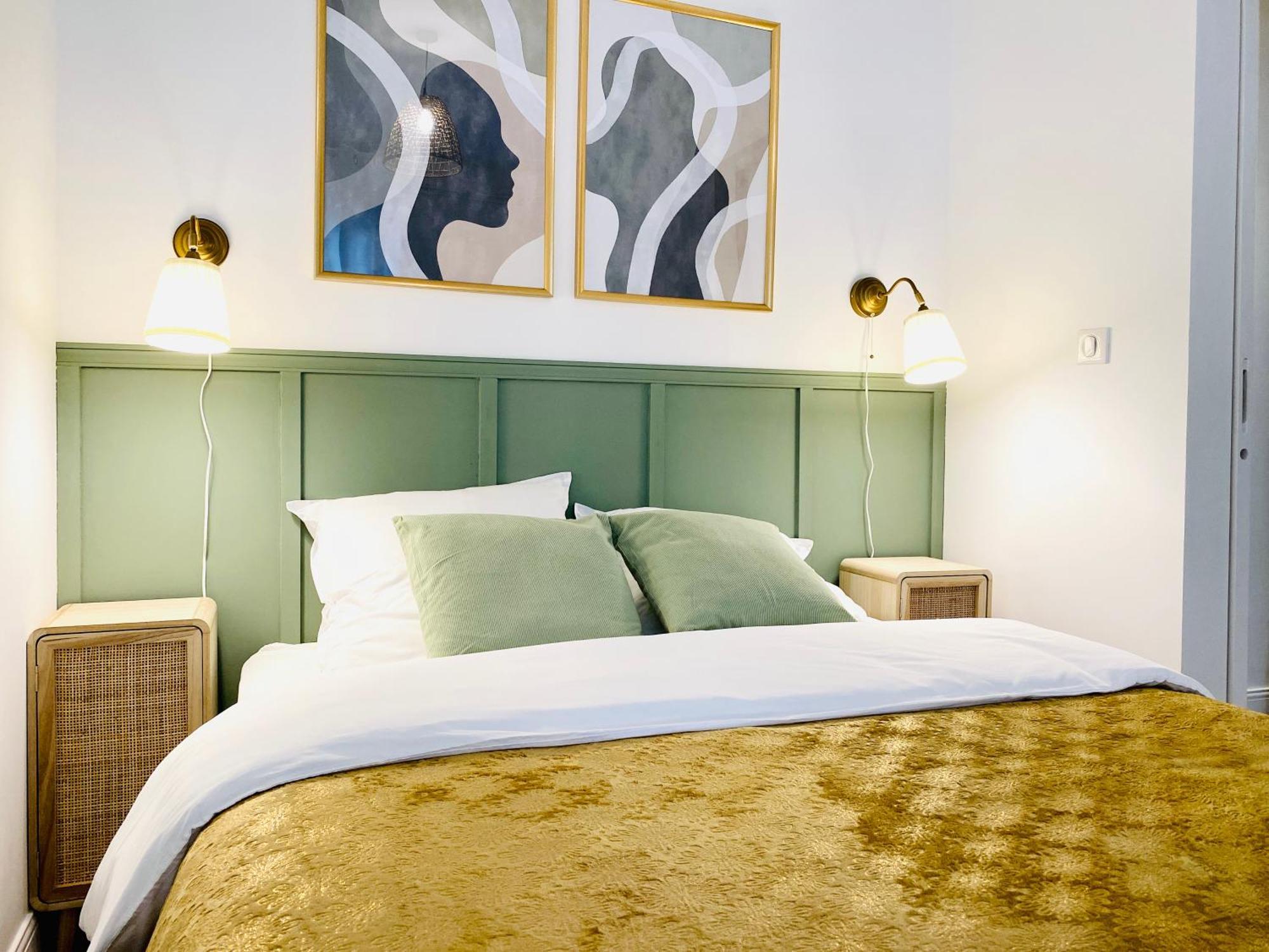 Le Subtil - Best Keys - Elegance & Confort - 2 Chambres Separees - Lit Queen Size - Smart Tv Netflix - Entre Gare & Centre Ville - A 1H De Paris - Wifi Fibre - Check-In Autonome Sens Bagian luar foto
